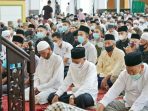 Bupati Asahan Shalat Idul Fitri di Masjid Agung H. Achmad Bakrie Kisaran