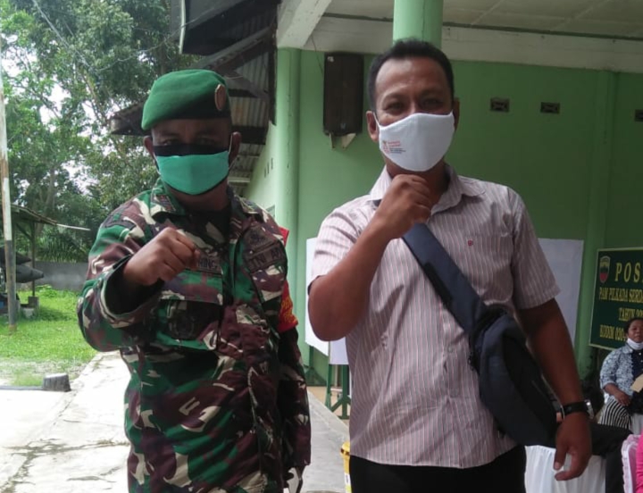 Koramil 03/Sibolangit Bawa Warga Vaksinasi Covid-19