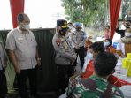 Kapoldasu Tinjau Langsung Vaksinasi Covid-19 di Mapolres Asahan