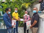 Jumat Barokah, Ketua Pewarta Berikan Santunan dan Sembako ke Wartawati Sakit