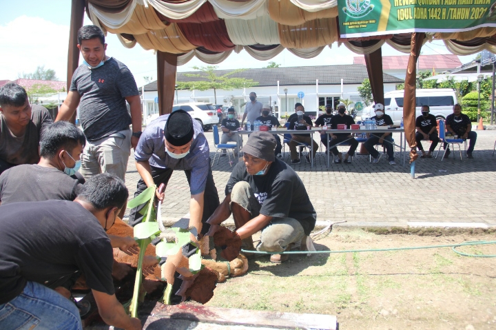 Kejati Sumut Sembelih 11 Hewan Qurban Idul Adha 1442 H