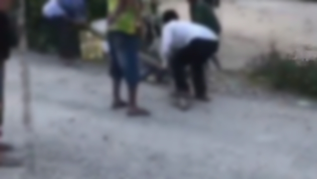 Viral, Seorang Pria di kabupaten Toba Dikeroyok Diduga Positif Covid-19