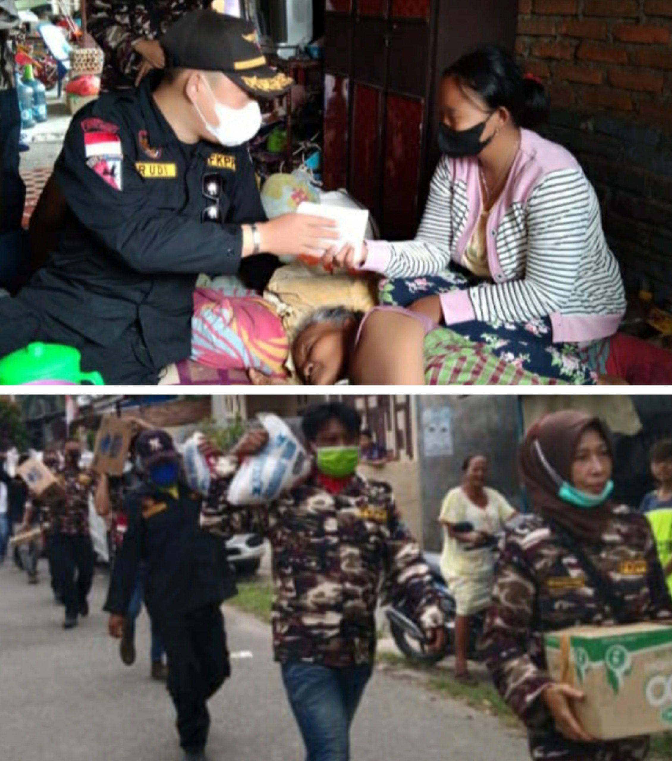 Aksi Peduli FKPPI Kota Binjai Kunjungi Rumah Salmiah Korban Puting Beliung