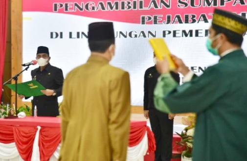 Baru Dilantik Ini 13 Pejabat Administrator Pemprov Sumut, Gubsu: Selalu Jujur dan Jangan Paling Hebat