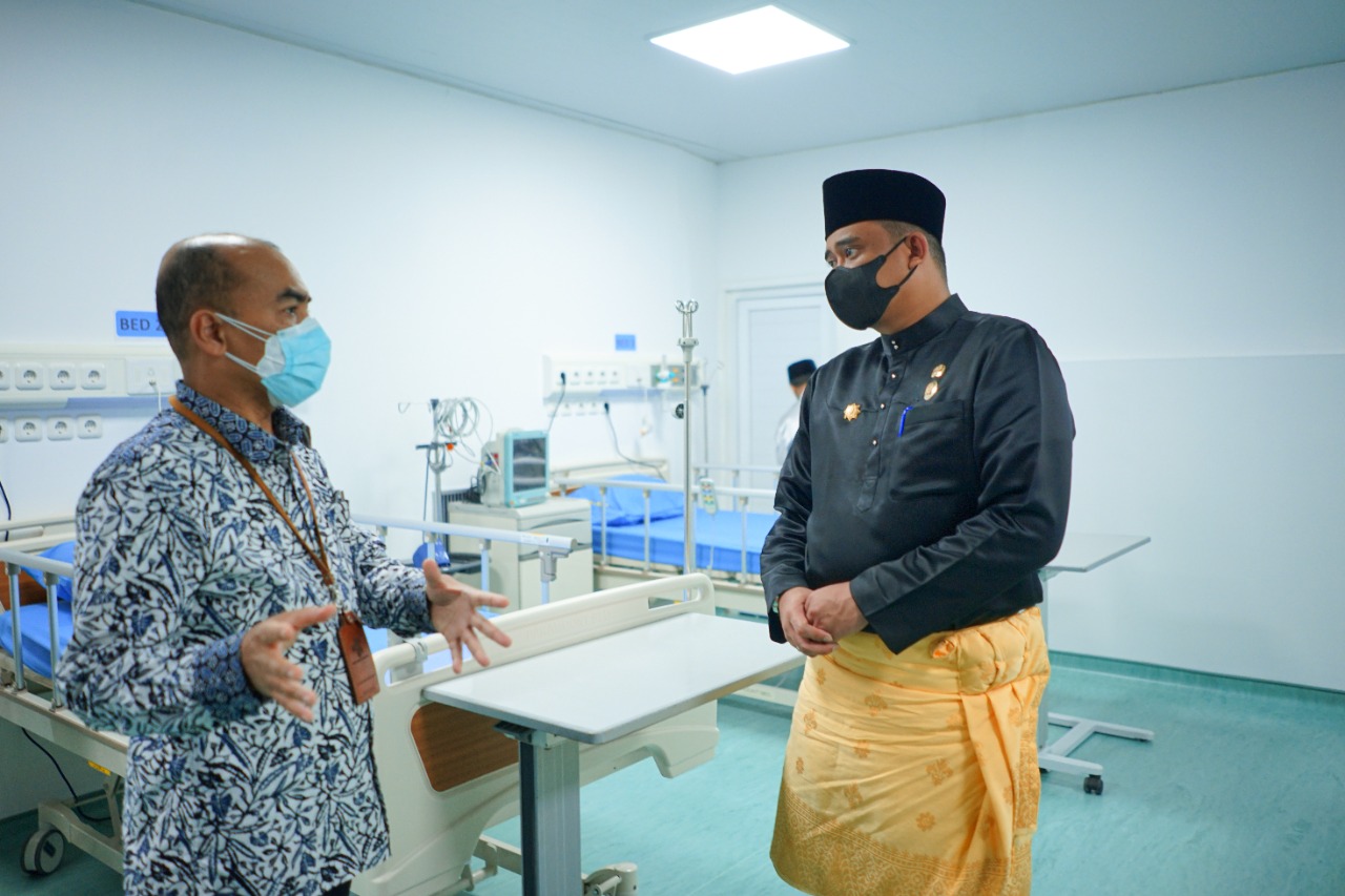 Maksimalkan Perawatan, Bobby Nasution Resmikan Penambahan Ruang ICU Pasien Covid-19 RS Pirngadi