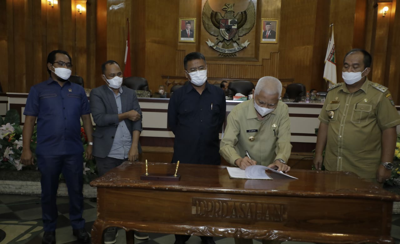 DPRD Akhirnya Setujui P-APBD TA 2021 Asahan