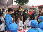 Kajati Sumut Tinjau Vaksinasi 1500 Orang di Kejari Karo