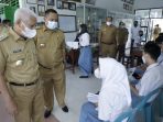 Vaksinasi Covid-19 Dosis Pertama di Beberapa SMA Negeri di Asahan