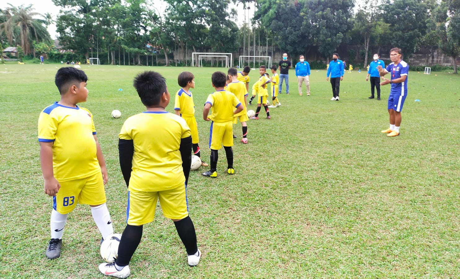 Silaturahmi, KNPI Medan Dukung Turnamen Sepakbola Usia Dini