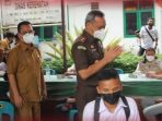 Kajati Sumut Sapa 1000 Warga Vaksinasi Covid-19 di Kejari Toba