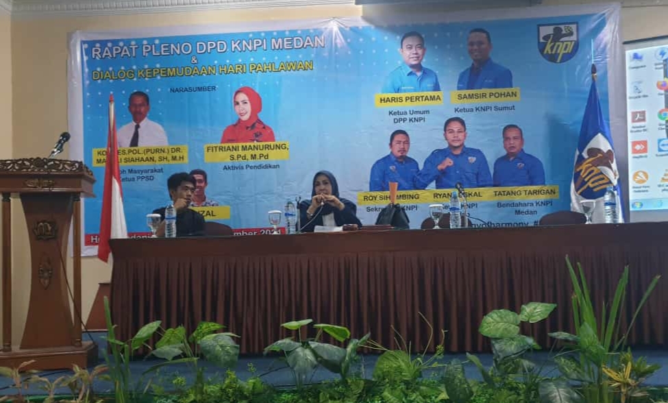 Dialog KNPI Medan, Fitriani Manurung : Pemuda Aset Bangsa Dalam Menciptakan Sejarah