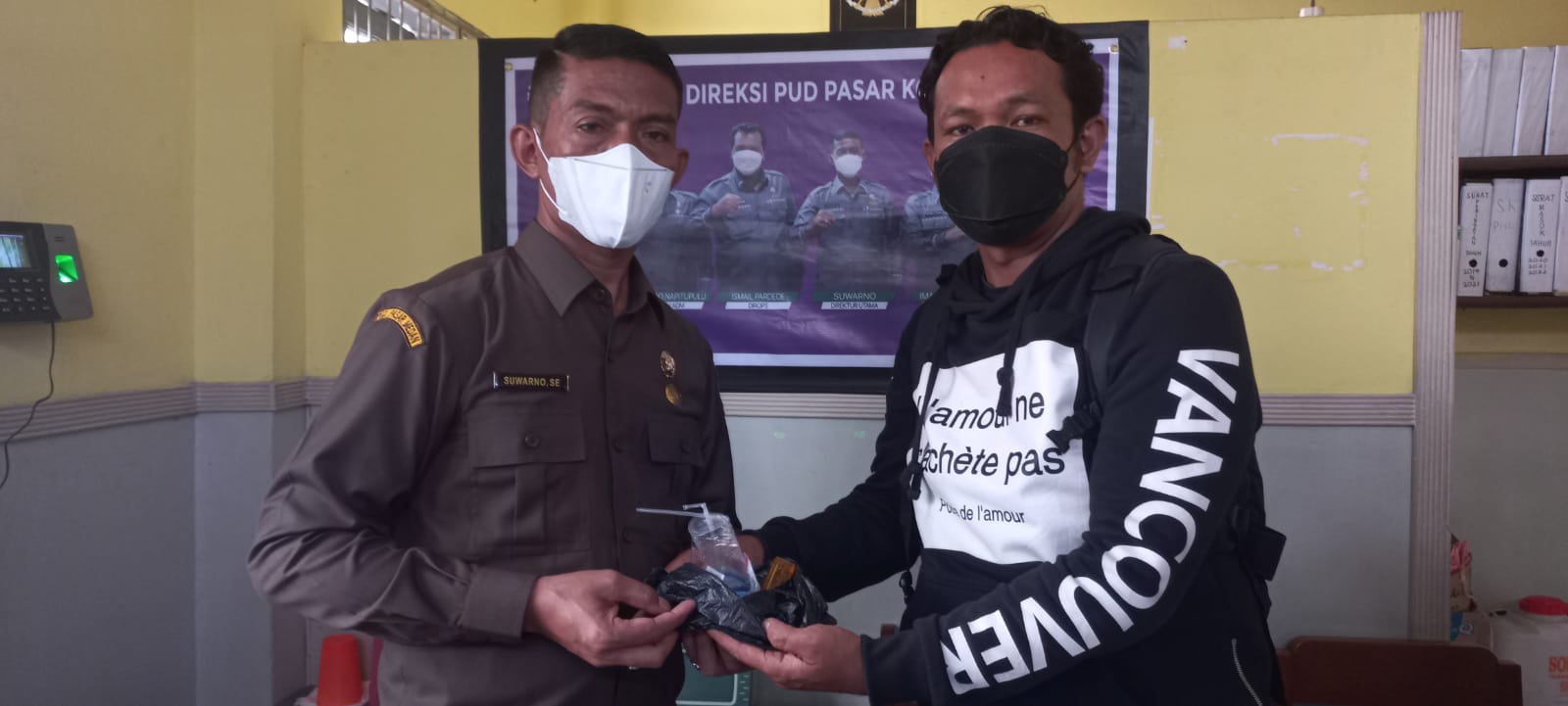 Sidak ke Pasar Meranti Baru, Dirut PUD Pasar Medan Temukan Alat Isap Sabu