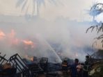 Gedung Gudang Aset Pemko Medan Jalan AH Nasution Terbakar