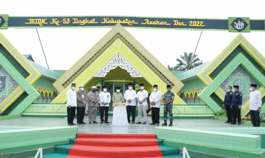 Diikuti 919 Peserta, Bupati Asahan Buka Festival MTQN Ke-53