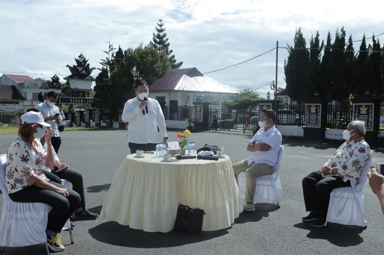 Bupati Dairi Coffee Morning Bersama Pengurus SMSI Sumut