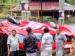 Masuk Parit, Bus Almasar Terbalik di Depan Cindelaras Sibolangit