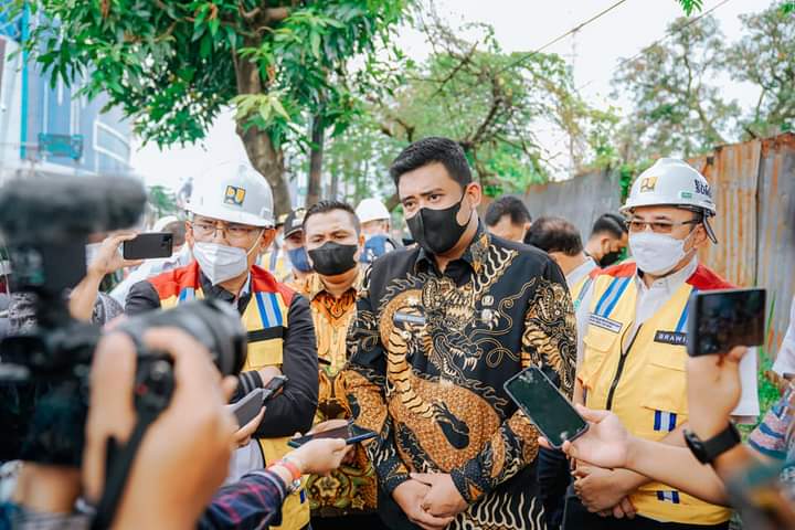 Bobby Nasution dan Dirjen PUPR Tinjau Persimpangan Jalan Gatsu dan Gagak Hitam, Rencana Dibangun Underpass