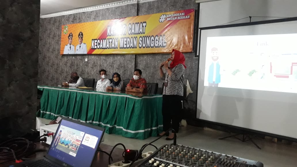 PT. Bank Sumut Sosialisasi dan Akuisisi Agen Sumut Link di Kecamatan Sunggal