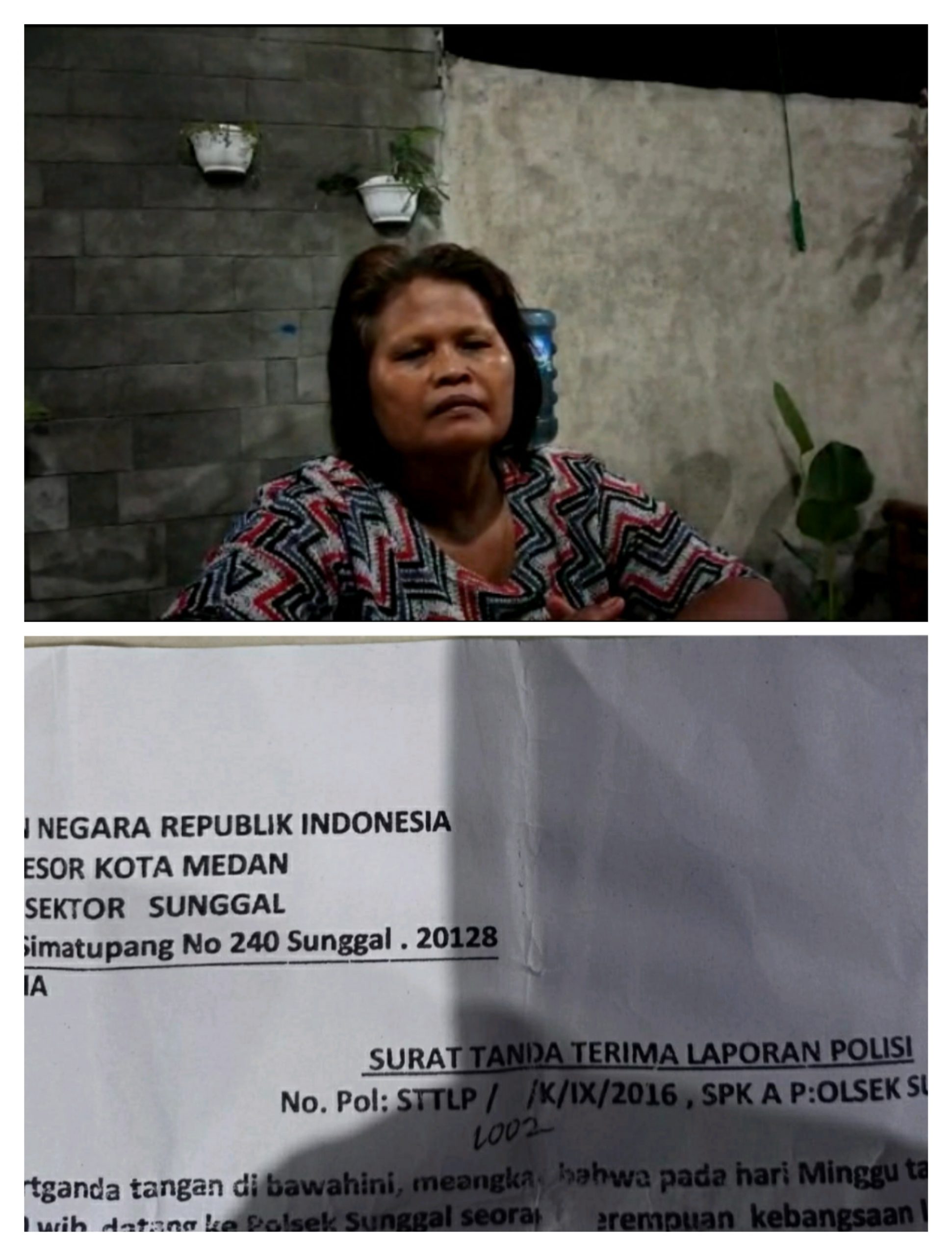 Rinawati Tarigan, Korban Penganiayaan Pertanyakan Kasusnya Mengendap 6 Tahun di Polsek Sunggal