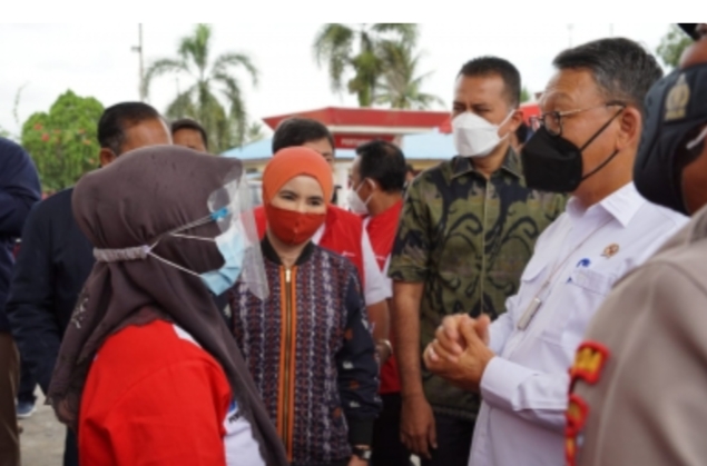 Menteri ESDM dan Dirut Pertamina Tinjau SPBU di Sumut, Pantau Stok BBM