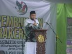 Rakerwil I Al Washliyah Sumut, Dedi Iskandar Batubara: Kedepan Konsolidasi Dibangun dari Bawah