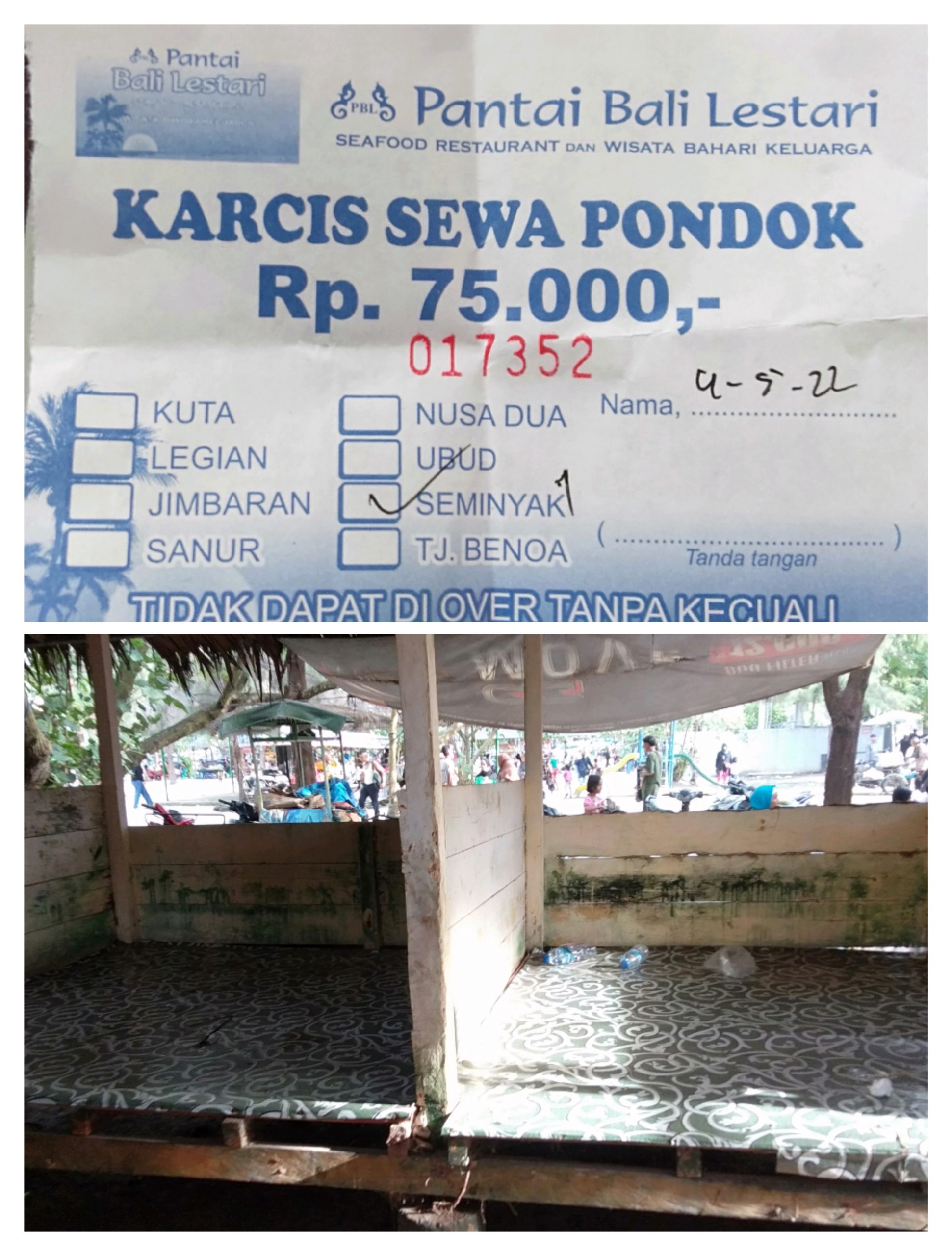 Pengunjung Pantai Bali Lestari di Sergai Kecewa, Masuk Rp20.000/Orang dan Sewa Pondok Mini Rp75.000/Unit