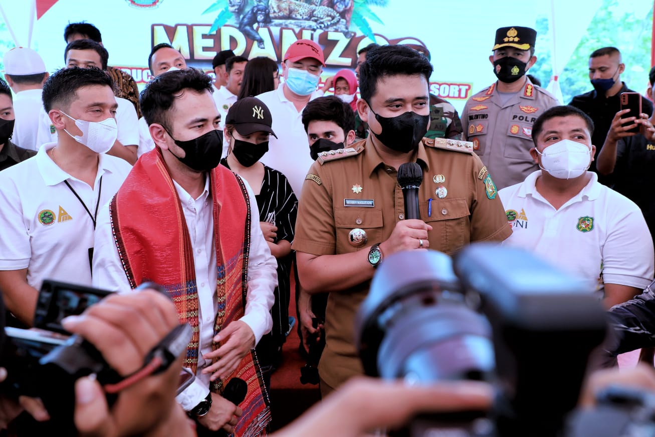 Bobby Nasution dan Raffi Ahmad Berkunjung ke Medan Zoo, Rans Entertainment Akan Berinvestasi