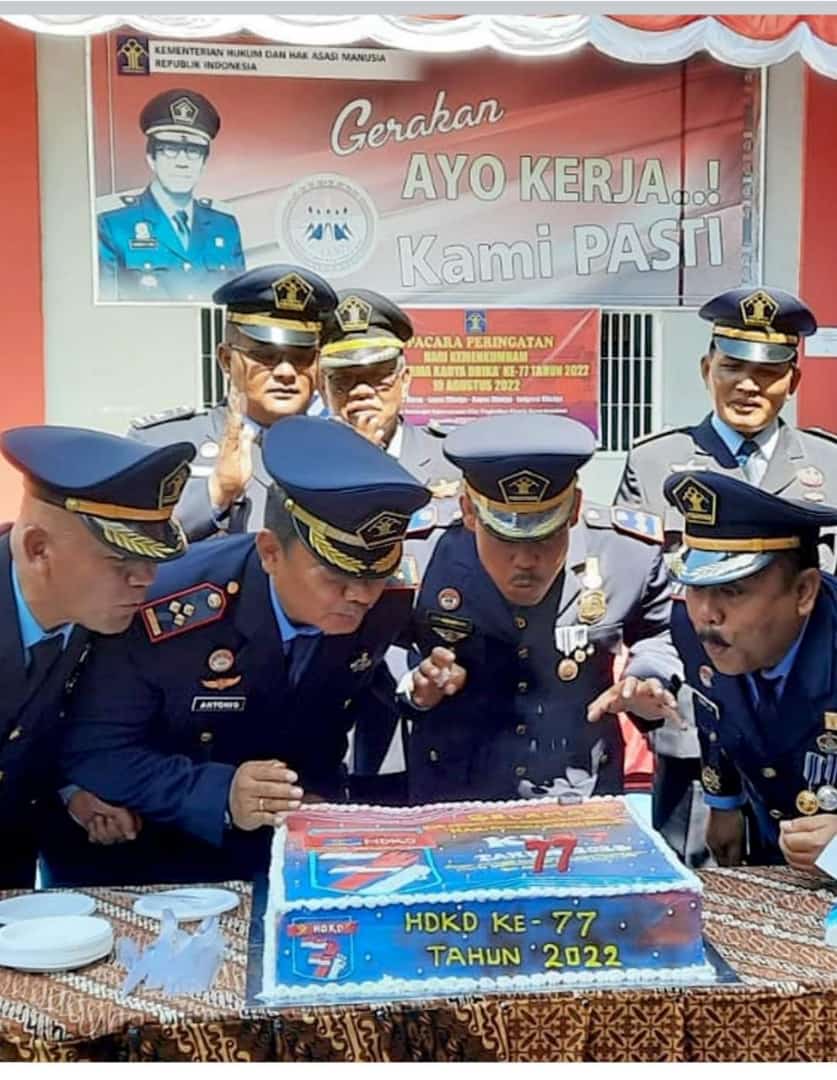 Imigrasi Sibolga bersama Jajaran Pengayoman Sibolga-Tapteng Peringatan HDKD Ke-77