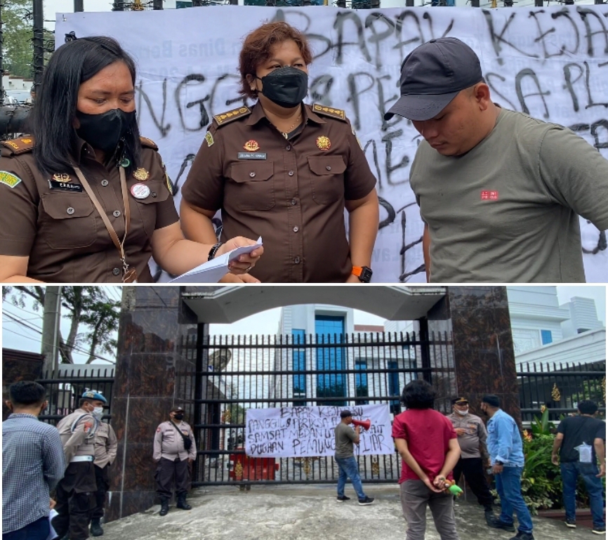 Dugaan Pungli, Mahasiswa Desak Kejati Sumut Panggil dan Periksa Plt. kepala UPT Samsat Medan Utara