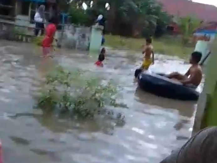 Curah hujan tinggi, Banjir Rendam 39 Desa dan Kelurahan di Asahan