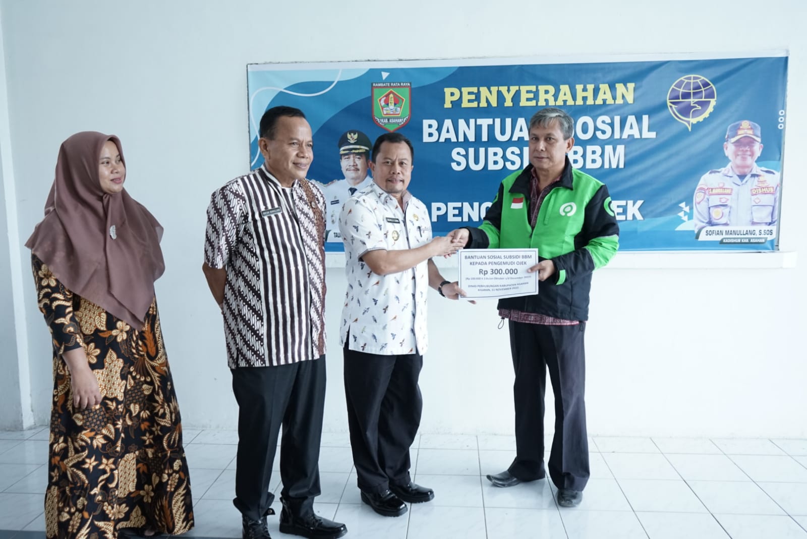 Kabar Gembira, Pengemudi Ojek Dapat Subsidi BBM Rp100 Ribu Perbulan dari Pemkab Asahan