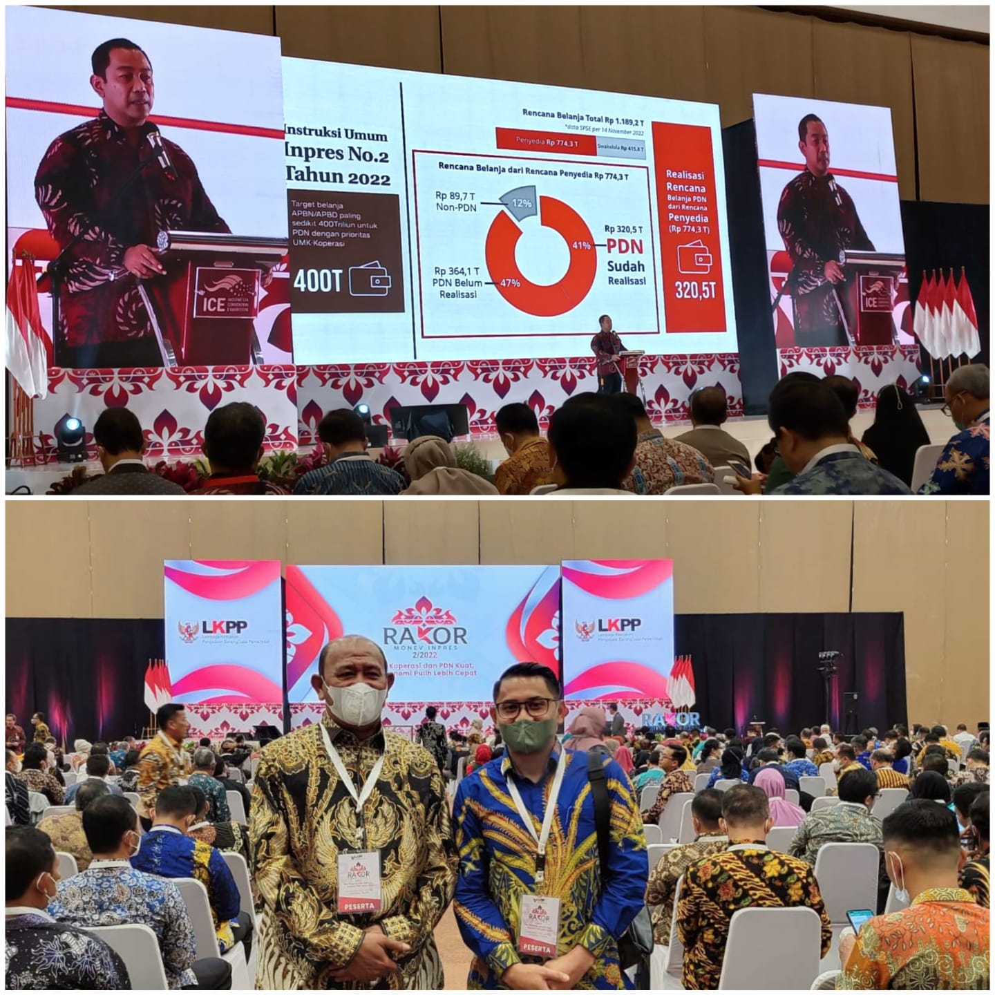 Plt. Bupati Langkat Mengikuti Arahan Presiden pada Rakor Monev Inpres No.2