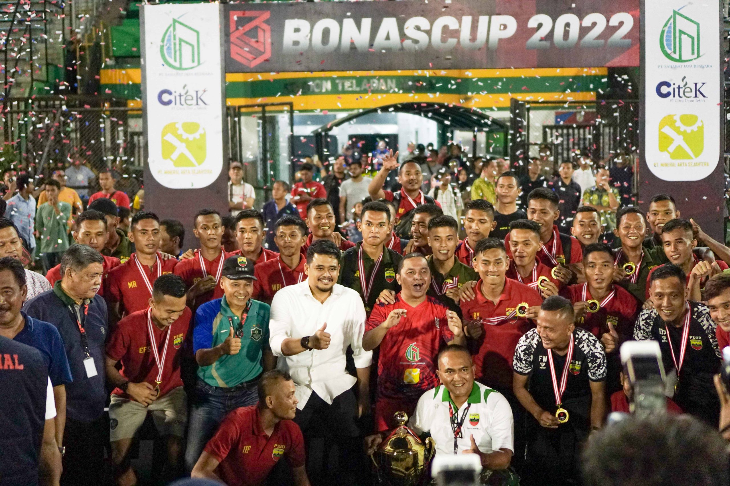 Bobby Nasution Berharap Bonas Cup 2022 Lahirkan Pesepakbola Sumut di Ajang Nasional dan Internasional