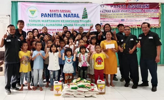 Kasih Natal Forwaka Sumut Bersama Anak Panti Asuhan dan Warga Kurang Mampu