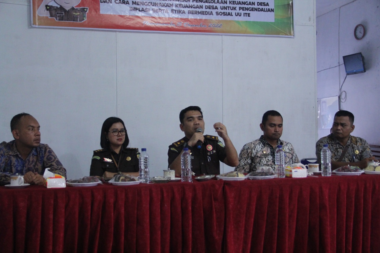 Kejati Sumut Luhkum Cara Pencegahan Penyelewengan Pengelolaan Keuangan Desa dan Etika Bermedsos