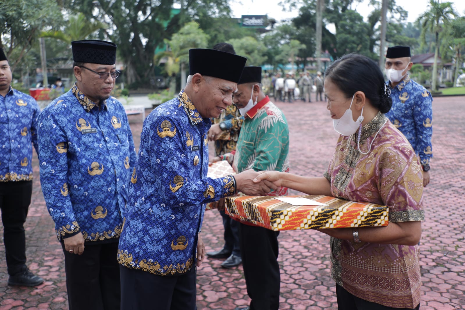 Upacara Hari Bela Negara Ke-74, Bupati Asahan Sampaikan Pidato Tertulis Presiden Jokowi