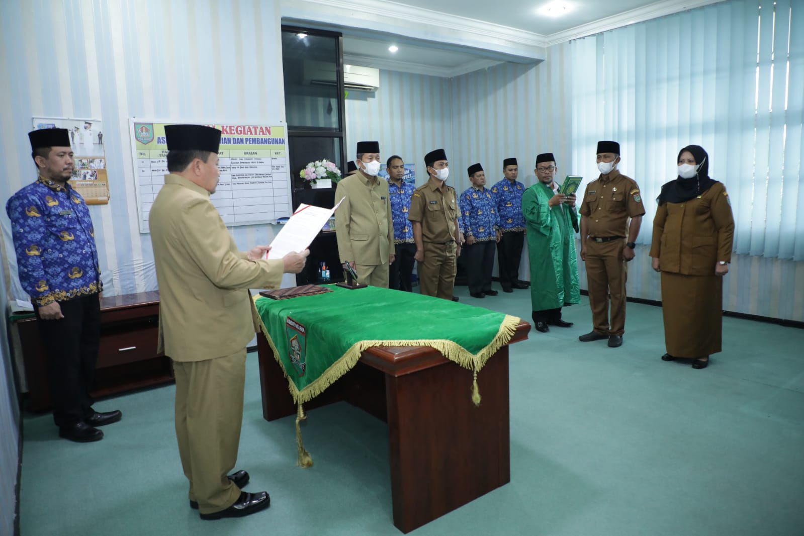 Pelantikan Pejabat Fungsional Pengelola Pengadaan Barang/Jasa Pemkab Asahan
