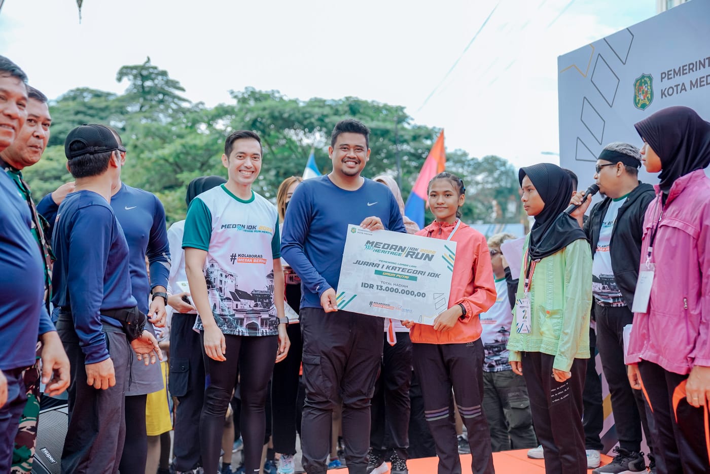 Bobby Nasution Lepas Ribuan Peserta Medan Run Heritage 2022