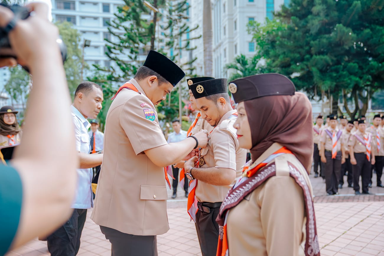 Bobby Nasution: Pramuka Sejati Menolong Siapa Yang Butuh Bantuan