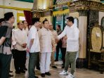 Bobby Nasution Dampingi Menhan Prabowo Subianto Kunjungi Istana Maimun