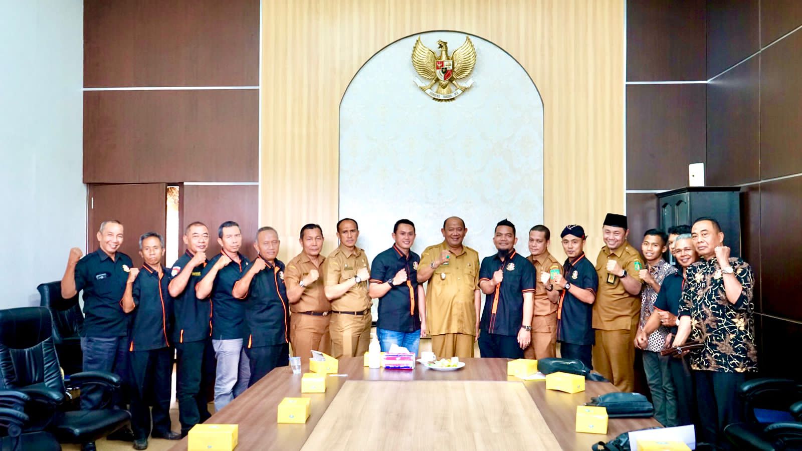 Plt. Bupati Langkat Terima Kunjungan Pemuda Mesjid Mengaji dan Joko Tingkir
