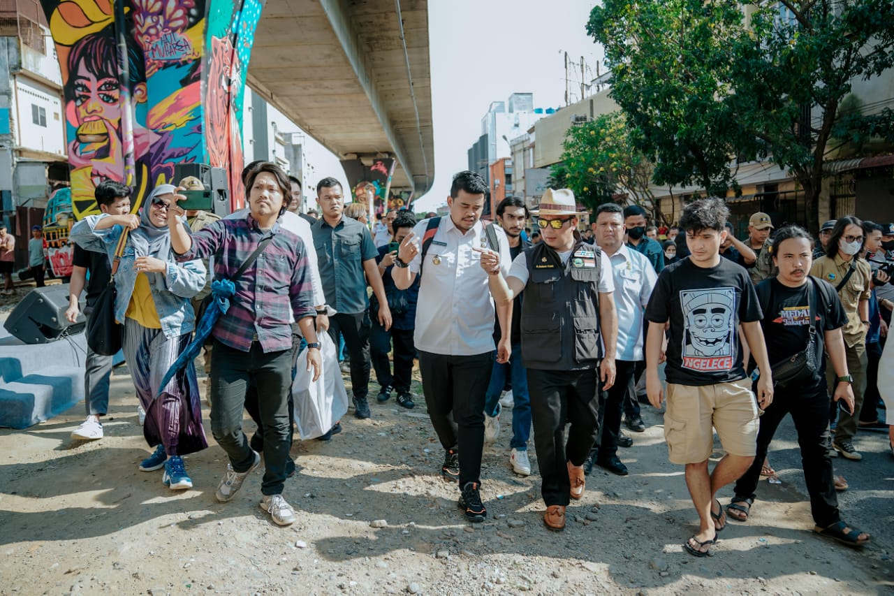 Dukung Bobby Nasution, Ridwan Kamil Akan Support CSR BJB Jadikan Jalan Pegadaian Ruang Kreatif dan Kuliner