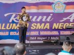 Hadiri Reuni Akbar SMAN 3 Medan, Bobby Nasution: Almarhum Ayah Saya Juga Alumni di Sekolah Ini