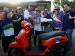 Bobby Nasution Tarik Undian, Siswa SDN 067254 Kota Bangun Dapat Sepeda Motor di Porwil VIII Medan