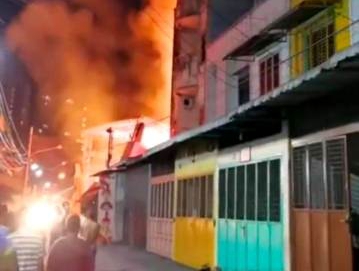 Kebakaran Gudang Kosong Jalan AR Hakim