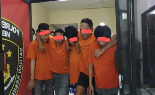 Lima Komplotan Curanmor di Kosan Jalan Mistar Ditangkap, Dua Pelaku Ditembak