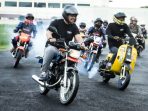 Bobby Nasution Jajal Sirkuit Sambil Praktikkan Safety Riding