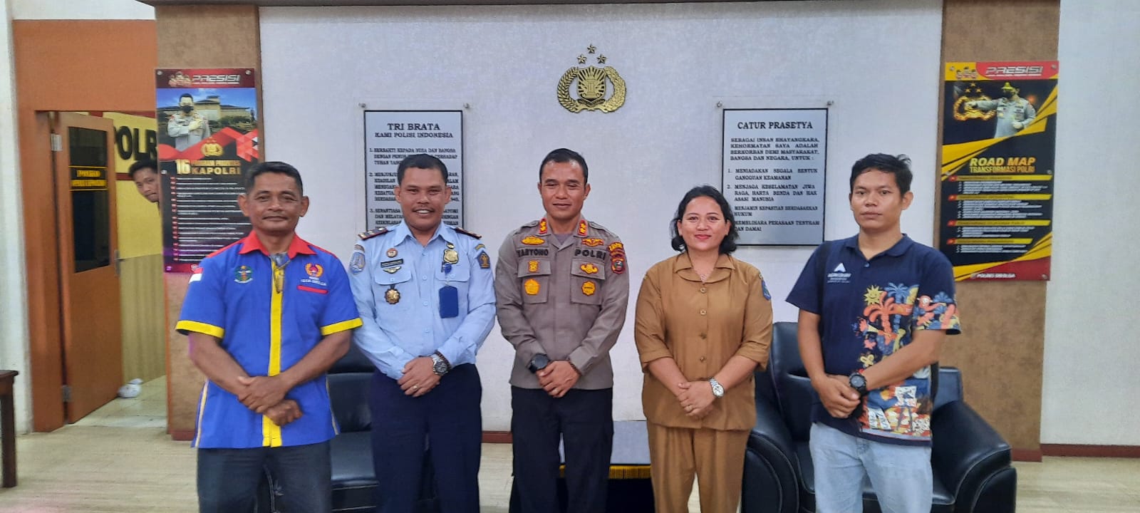Silaturahmi ke Kapolres, 20 Atlit KKI Sibolga Ikut Memperebutkan Piala Bupati Taput