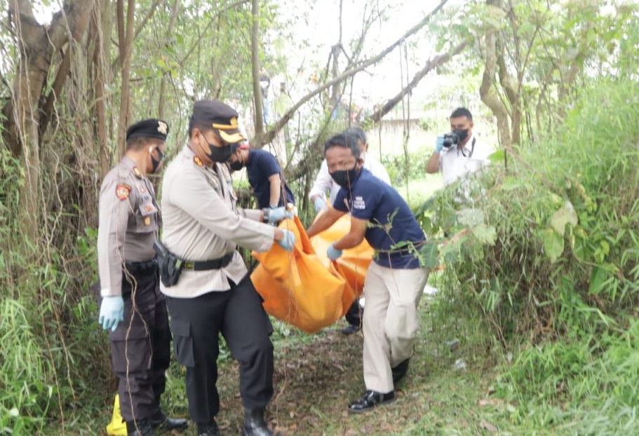 Mayat Perempuan Tanpa Identitas Membusuk di Kebun Ubi