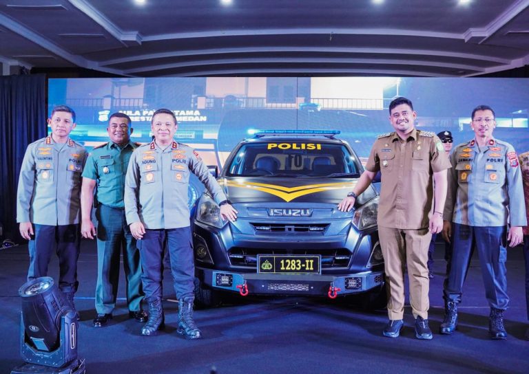 12 Mobil Patroli Diluncurkan Tekan Kejahatan Jalanan, Bobby Nasution: Support CCTV Lacak Pelaku